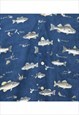 VINTAGE NAUTICA ANIMAL PRINT SHIRT - XL