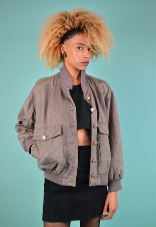 VINTAGE 90'S QUILTED BOMBER JACKET