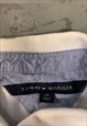 TOMMY HILFIGER POLO SHIRT LONG SLEEVE STRIPED PATTERNED TOP