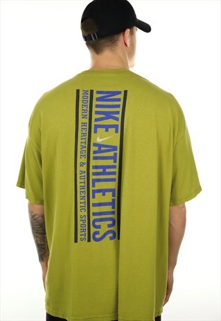 VINTAGE 90S NIKE ATHLETICS GRAPHIC T SHIRT TEE