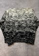 VINTAGE POLO SPORT KNITTED JUMPER PATTERNED CHUNKY KNIT