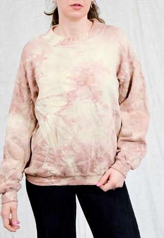 AUSTRALIA SWEATSHIRT TIE DYED KOALA 90S BEIGE OVERSIZED L/XL