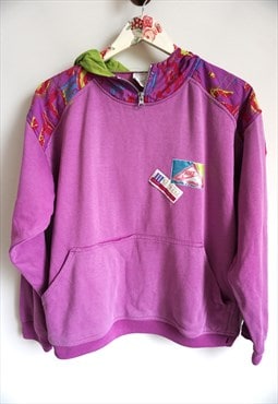 Vintage Nike Purple Hoodie Sweater Jumper Pullover