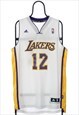 Adidas NBA Los Angeles Lakers White Basketball Jersey