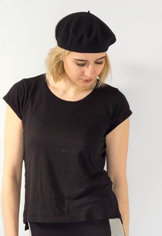 VINTAGE 90'S CLUELESS WOOL BERET