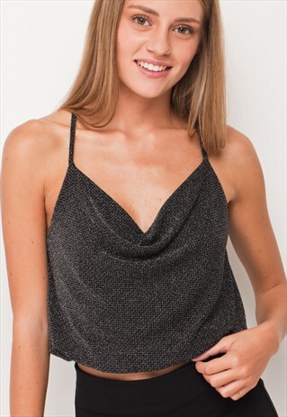 LUREX CROP TOP