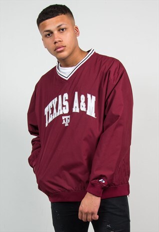 WINDBREAKER LIGHTWEIGHT TRAINING JACKET TEXAS A&M UNIVERSITY