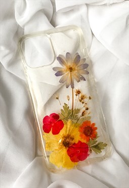 iPhone 12 Pro Max Real Flower Phone Case/ Floral Phone Cover