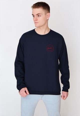 NAVY 5 EMBLEM (RED) SWEATSHIRT