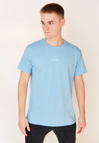 BLUE SHIT FACED (WHITE) T-SHIRT