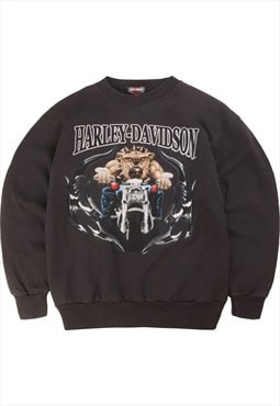 Vintage 90's Harley Davidson Sweatshirt Spellout