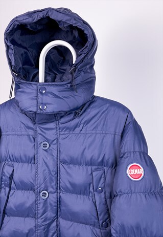 VINTAGE COLMAR PUFFER JACKET BLUE SMALL