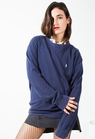 VINTAGE 80S POLO RALPH LAUREN CLASSIC KNITWEAR JUMPER / S484
