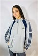Vintage 90s adidas Pullover Embroidered Coat