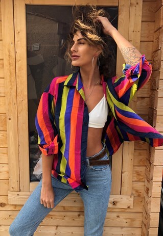 OVERSIZED RETRO 90S 80S VINTAGE UNISEX FESTIVAL SHIRT