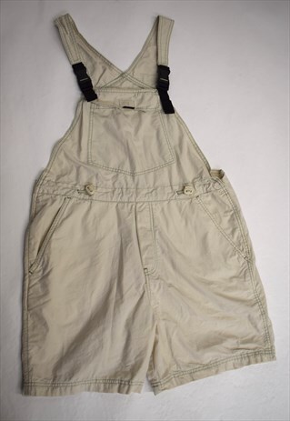 VINTAGE 90S UNION BAY CREAM DUNGAREES SHORTS