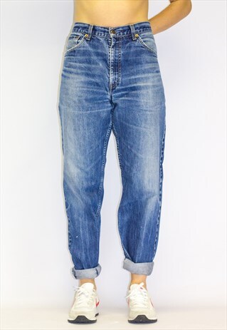 VINTAGE SUPER HIGH WAIST DISTRESSED G