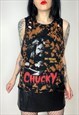 CHUCKY BLEACHED CUSTOM HORROR MOVIE T-SHIRT