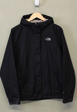 Vintage The North Face Windbreaker Jacket Black Hooded