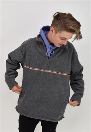 G&G UNISEX STONE RAINBOW RIBBON FLEECE