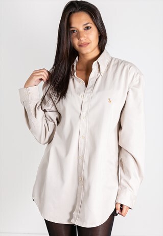 VINTAGE 80S POLO RALPH LAUREN WINTER SHIRT / S8719