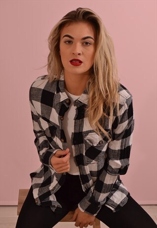 CHECK FLANNEL SHIRT GRS542