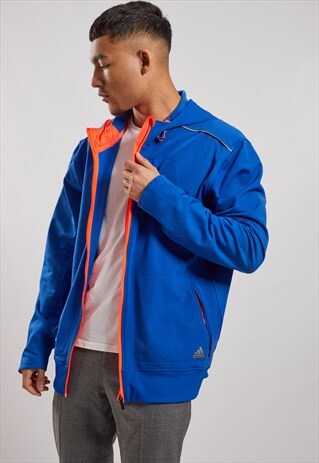 VINTAGE ADIDAS HOODED TRACK JACKET