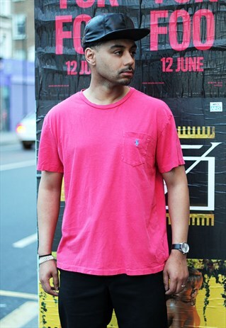 VINTAGE PINK RALPH LAUREN T-SHIRT
