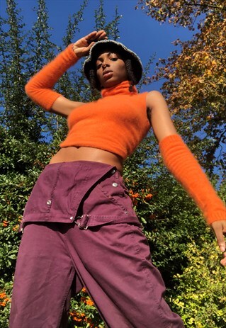VINTAGE 90S THREE PIECE TURTLENECK VEST SET
