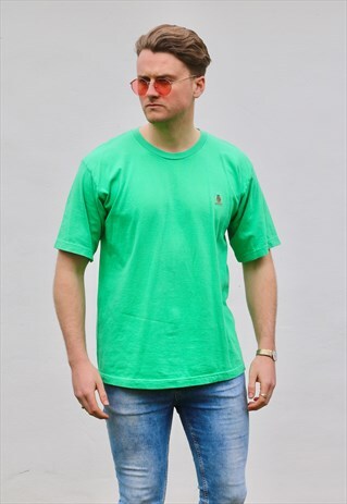 TOMMY HILFIGER USA LIME GREEN VINTAGE T SHIRT