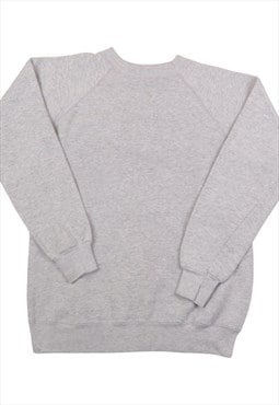 Vintage 80s Sweatshirt Grey Ladies Large