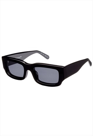 Polarized Sunglasses in Black BIO Acetate with Grey Lens