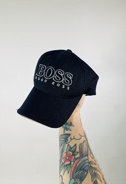 Vintage 90s Hugo Boss Embroidered Hat Cap