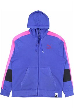 Vintage 90's Puma Hoodie Spellout Zip Up