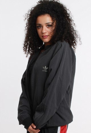 90S ADIDAS ZIPPED BOMBER JACKET