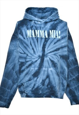 Vintage Tie-dye Mamma Mia Hoodie - M
