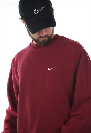 VINTAGE 90S NIKE SMALL LOGO SWEATSHIRT JUMPER