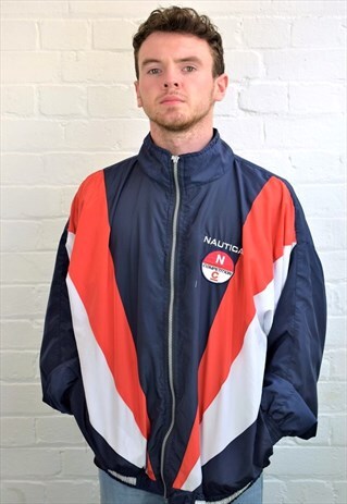 VINTAGE 90'S NAUTICA SHELL JACKET
