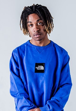 VINTAGE Y2K THE NORTH FACE SWEATSHIRT IN BLUE