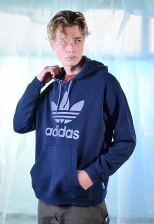 VINTAGE ADIDAS NAVY HOODIE