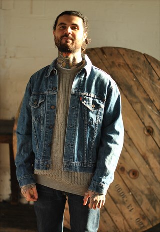 VINTAGE LEVI'S RED TAB STONEWASH DENIM TRUCKER JACKET
