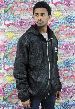 VINTAGE 90S ADIDAS UNISEX TRACK JACKET. BRANDED SPORTSWEAR.