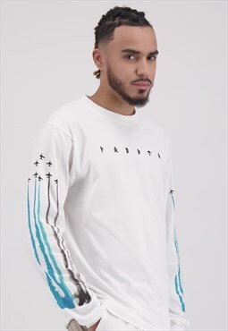 LOBATOFFICIAL Long sleeves printed t-shirt in white