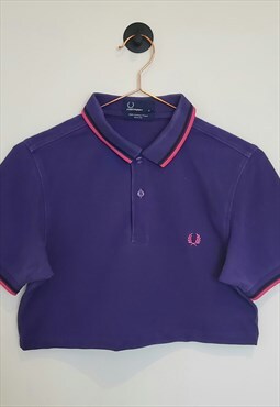 Reworked Vintage Fred Perry Crop Polo Shirt