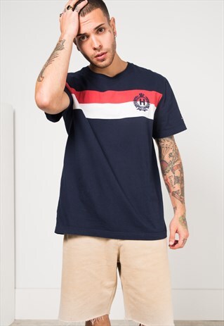 VINTAGE 80'S TOMMY HILFIGER SPORT T-SHIRT / S0382