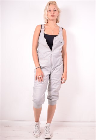 ADIDAS WOMENS VINTAGE DUNGAREE MEDIUM GREY 90S