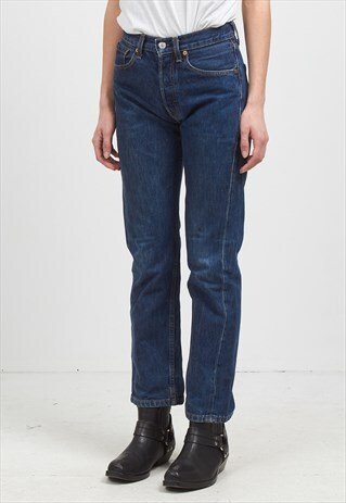 VINTAGE BLUE LEVI'S 501 FIT DENIM JEANS