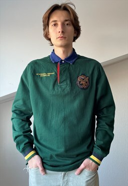 Vintage POLO RALPH LAUREN Rugby Shirt Long Sleeve Pullover