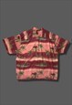 VINTAGE FESTIVAL PEACH TOMMY BAHAMA HAWAIIAN XXL SHIRT