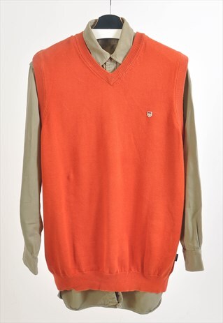 VINTAGE 00S VEST IN ORANGE